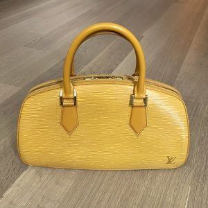 Louis Vuitton Yellow Epi Leather Handbag
